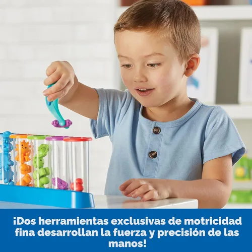 Miniatura 2 de Learning Resources Silly Science - Juego de clasificación de motricidad fina – 55 piezas, juguete educativo a partir de 3 años, habilidades motoras