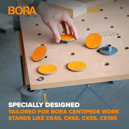 Miniatura 4 de BORA Centipede CA0606 - Juego de 6 piezas antideslizantes para soportes de trabajo BORA Centipede