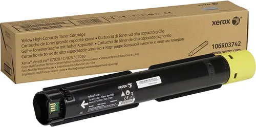 Xerox VersaLink 106R03742 - Cartucho de tóner amarillo de alta capacidad C7020 /C7025 /C7030 (9.800 páginas)