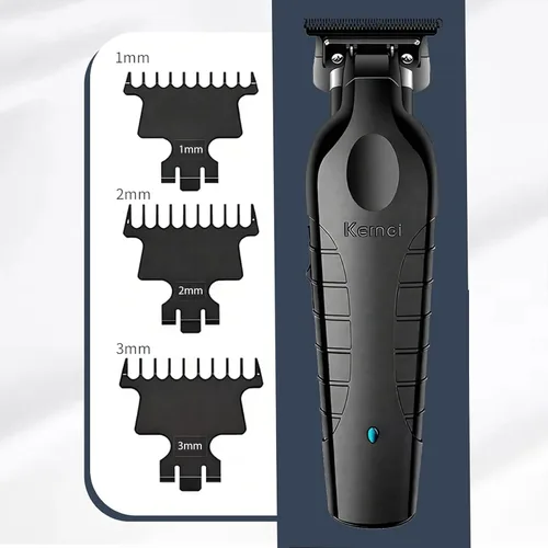 Miniatura 6 de KEMEI Cortapelos 2299 Profesional para Hombres Profesional – Cortadora de Peluquería Inalámbrica y con Cable para Corte de Cabello y Aseo Recargable