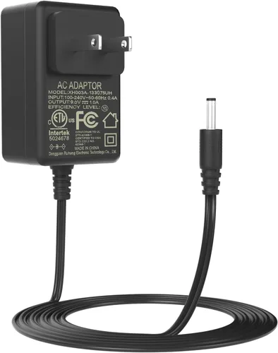 SOLICE Adaptador de carga de 9,5 V para teclado Casio Cargador de piano compatible con Casio Piano ADE95100LU fuente de alimentación LK-135 WK-225