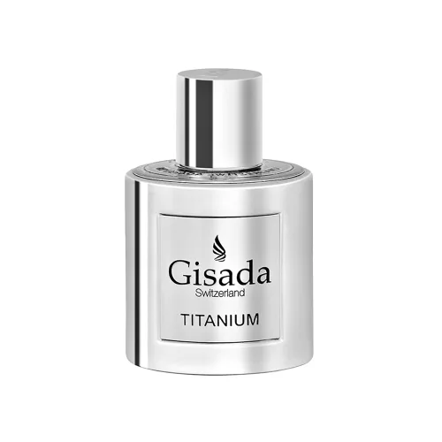 Gisada Suiza - Titanio | Eau de Parfum para hombre | 1.7 fl oz (1.7 fl oz) | Notas picantes, ámbar, cálidas y amaderadas | Aroma de larga duración |
