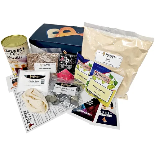 Miniatura 4 de Kit de ingredientes para preparación casera de cerveza Brewer's Best BIK-1007, American Amber