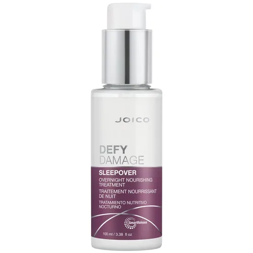 Joico Tratamiento nutritivo Defy Damage Sleepover durante la noche | Suaviza y suaviza instantáneamente | Fortalece los lazos | Reduce la rotura y