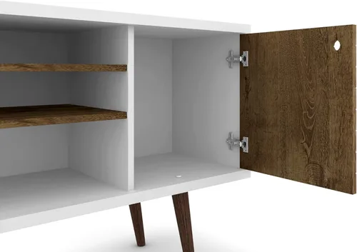Miniatura 4 de Manhattan Comfort Liberty Soporte de TV Moderno de Mediados de Siglo para Televisores de hasta 46 Pulgadas, Centro de Entretenimiento