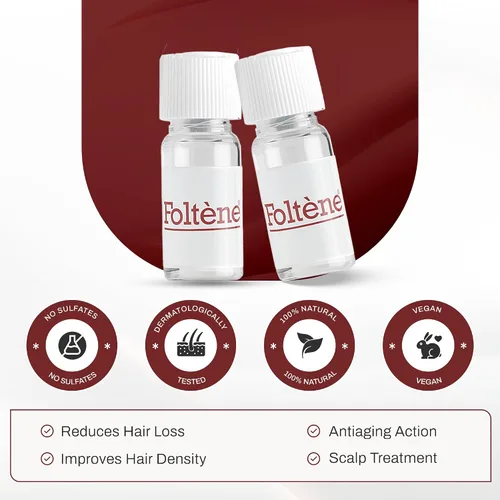 Miniatura 2 de FOLTENE Tratamiento para el crecimiento del cuero cabelludo y el cabello – Suero revitalizante para el crecimiento del cabello para hombres