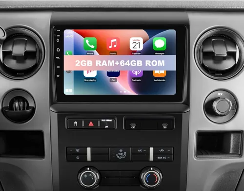 Miniatura 8 de Actualización de radio de 2 GB+64 GB para Ford F150 2009-2012 (Auto AC de gama alta) con pantalla táctil HD de 9 pulgadas, CarPlay