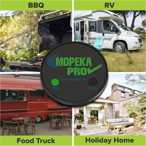 Miniatura 7 de Mopeka Pro Check - Paquete universal – 2 sensores universales Pro y 1 pantalla LED – Medidor de propano inalámbrico para tus tanques de RV duales