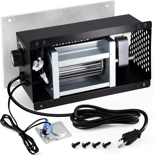 Miniatura 12 de Hiorucet Kit de ventilador de chimenea PBAR-2427 variable de velocidad para estufa sin ventilación de hogar agradable o estufas de leña, GHP Group