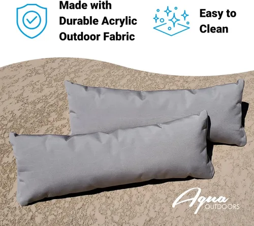 Miniatura 4 de Aqua Outdoors - Almohada para reposacabezas para tumbona de piscina, cojín para tumbona de agua, ideal para broncearse en repisa baja o terraza