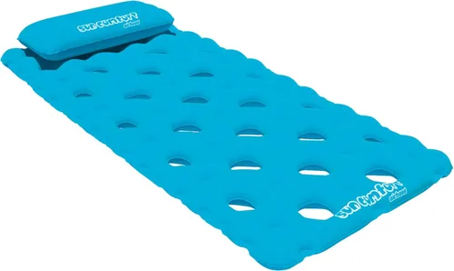 AIRHEAD SUN COMFORT COOL SUEDE - Colchón para piscina (zafiro, modelo: AHSC-024)