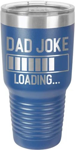 Miniatura 14 de Dad Joke Loading Maroon - Vaso de bebida de 30 onzas con popote y tapa superior deslizante Taza de viaje grabada con láser Comparar con Yeti