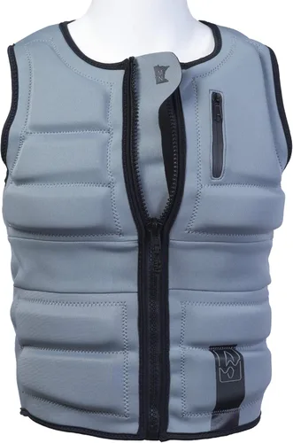 Miniatura 3 de Chaleco de neopreno Wakesurf Comp para hombre, diseñado exclusivamente para Wake Surf, pero ideal para todas las demás actividades de deportes Peltre