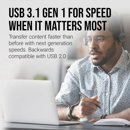 Miniatura 7 de Unidad flash USB 3.1 PNY Elite-X™ Fit de 64 GB - Hasta 200 MB/s de lectura, escritura hasta 10 veces más rápida, rendimiento avanzado, conectar