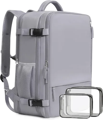 Miniatura 19 de Mochila de Mano Aprobada por Aerolíneas Beraliy para Hombres y Mujeres, Verde menta, X-Grande, Mochilas de viaje