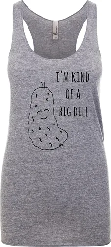 Miniatura 7 de Women's Graphic Racerback Tank Top, Gift for Her, Shirts with Sayings, Yoga Tee, Food