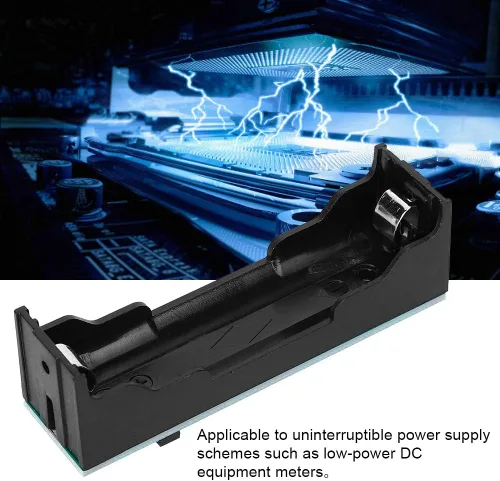 Miniatura 3 de Step Up - Módulo de fuente de alimentación para batería de litio, ajustable de 5 V, 6 V, 9 V, 12 V CC a CC con placa de soporte UPS