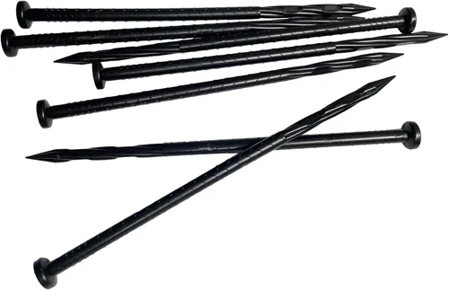 Estacas de anclaje en espiral para paisaje, 10 en 25 piezas, de plástico, para césped artificial, adoquín, barrera de malezas, carpintería, tienda