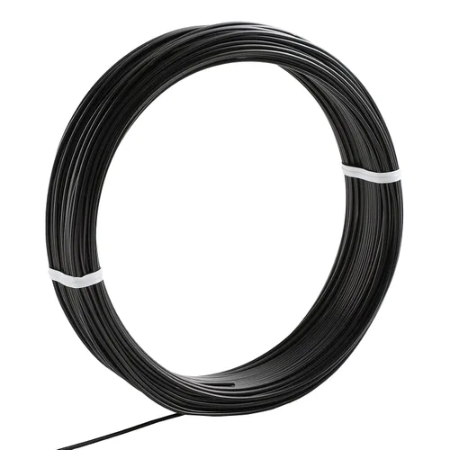 Miniatura 14 de Wazakura Alambre de entrenamiento para bonsái de aluminio anodizado negro de 5.29 oz fabricado en Japón (0.039 in, negro)