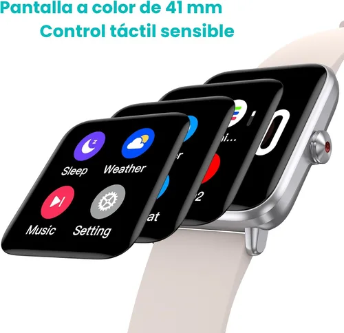 Miniatura 5 de Reloj podómetro, apto para personas mayores, no requiere aplicación/teléfono, reloj de seguimiento de fitness impermeable con contador de pasos