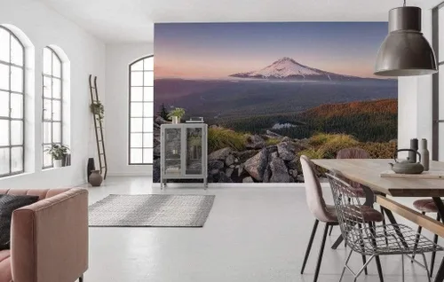 Miniatura 5 de Komar SHX9-050 SHX9-050 - Papel tapiz fotográfico no tejido, diseño de reino de una montaña, diseño XXL, decoración de paisaje natural, dormitorio