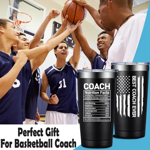 Miniatura 7 de Grifarny Regalos de Entrenador para Hombres, Mujeres - Vaso Tumbler del Mejor Entrenador de Todos los Tiempos 20 oz - Regalos de Apreciación