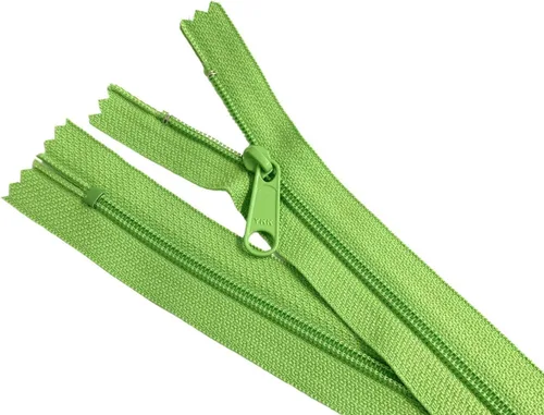 Zipperstop - 15 unidades de 18 pulgadas YKK FASHION TREND COLOR #4.5 cremalleras largas para bolso, fabricadas en Estados Unidos, con cordón blanco