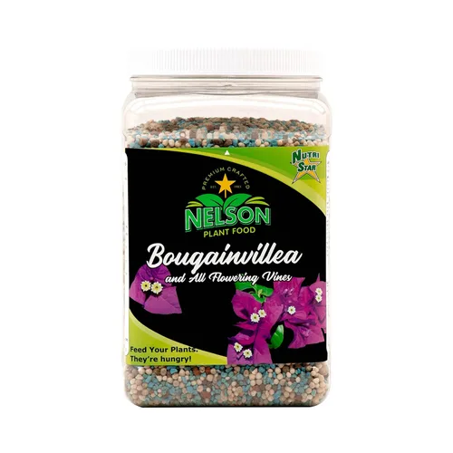 Nelson Plant Food Para todas las vides florecientes, trompeta de buganvilla, glicina, madreselvas, fertilizante granular para interiores y