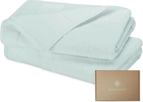 Miniatura 4 de BIOWEAVES 100% Algodón Orgánico 700 GSM Suave Juego de Toallas Premium de 6 Piezas Certificado GOTS, 2 Toallas de Baño, 2 Toallas de Mano y 2 Paños