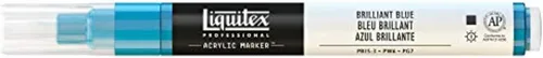 Miniatura 15 de Rotuladores de pintura Liquitex Professional, de punta ancha, Verde fosforescente, 8mm Verde fluorescente