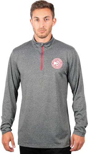 Miniatura 33 de Ultra Game Camiseta oficial de la NBA de manga larga con cremallera corta para hombre Color del