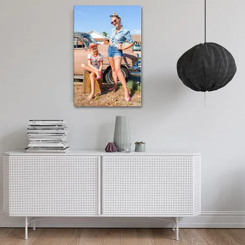 Miniatura 2 de Impresiones en lienzo personalizadas con tus fotos, imagen personalizada de arte de pared sobre lienzo, regalos enmarcados para pareja, familia