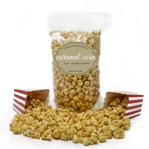 Miniatura 3 de Pop'N Popcorn Caramel Korn - Maíz pop con sabor dulce caramelizado de 128 onzas para aperitivos de juegos de béisbol, noche de cine o fiesta en casa