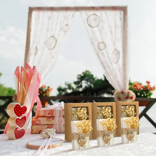Miniatura 7 de Demissle 30 piezas de mini jabón perfumado, regalos de fiesta de baby shower, jabón de flores hecho a mano, recuerdos de fiesta para invitados