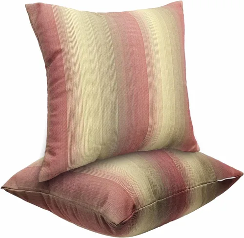 Miniatura 14 de JMGBird Almohadas impermeables para exteriores de 18 x 18 pulgadas para muebles de patio, cama, sofá y sofá Almohadas de exterior con inserto