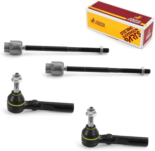 Miniatura 151 de Metrix Premium Chassis Parts - Juego de 4 barras de acoplamiento interior y exterior para Audi A3 15-16, Seat Leon 06-20 (México), 09-17 Volkswagen