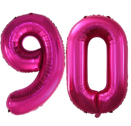 Miniatura 180 de Goer, conjunto de globos de papel aluminio para decoraciones de cumpleaños, globos de las letras de feliz cumpleaños y de números Oro