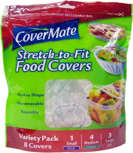 Miniatura 3 de Covermate Fundas elásticas para alimentos, cómodas bolsas resellables de Unknown