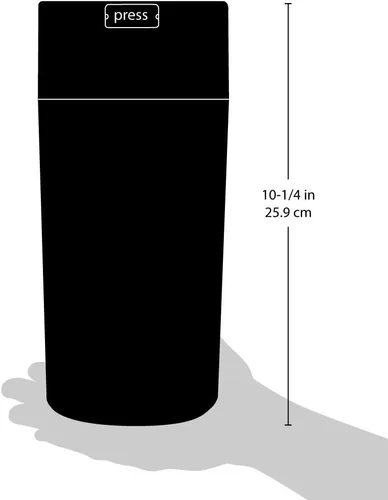 Miniatura 6 de Tightvac - Recipiente hermético de almacenamiento de 5 a 24 onzas, sellado al vacío multiusos para granos de café, molidos, hierbas, té, especias