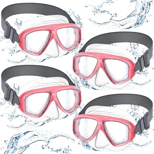 Miniatura 11 de Flutesan Gafas de natación para niños y jóvenes con cubierta para la nariz, correa elástica, máscara de buceo, natación, impermeable, gafas