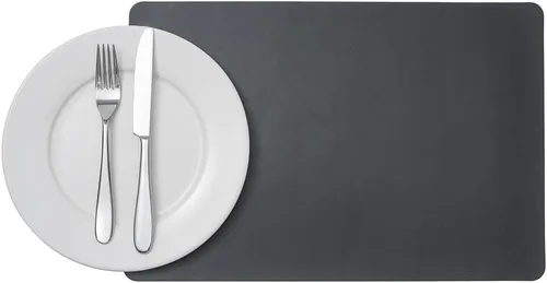 Miniatura 22 de Restaurantware Juego de 6 manteles individuales de cocina de 16 x 12 pulgadas para mesa de comedor en relieve, impermeables, con forma de huevo