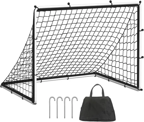 Miniatura 8 de Queension Porterías de fútbol para niños para el patio trasero, portería emergente de fútbol de 3.5x3 pies para niños de 3-5 años, 8-12