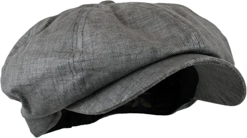 Miniatura 4 de Sombrero de lino para hombre de 8 paneles Applejack Gatsby Newsboy Ivy