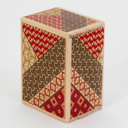 Miniatura 8 de Bits and Pieces - Caja de rompecabezas Secret Puzzle Box detallada de mosaico - Solución en 7 pasos - Caja de rompecabezas de madera para guardar