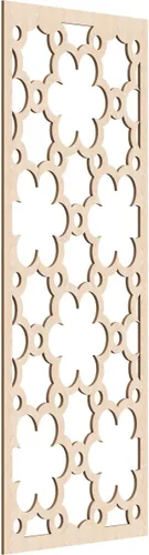 Miniatura 60 de Ekena Millwork WALW14X35X0250STGRO Southgate - Paneles de pared decorativos de madera con calado, 13 3/8 pulgadas de ancho x 34 3/8 pulgadas de rojo