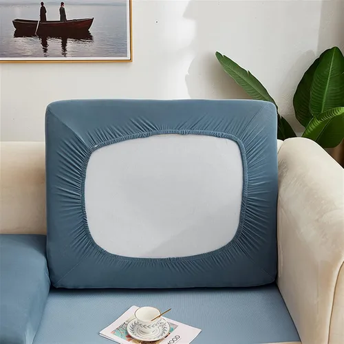 Miniatura 11 de Fundas de cojín elásticas para cojines de sofá, fundas de asiento de caravana, protector de sofá de dos asientos, de elastano, protector de muebles