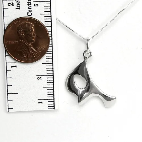 Miniatura 7 de Collar con máscara de fantasma de la ópera, hecho a mano, plata de ley maciza, caja de regalo con tarjeta de historia para elenco o fanático