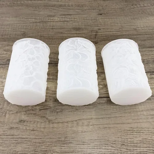 Miniatura 6 de 3 moldes de silicona para velas cilíndricas de flores para hacer velas, jabones, arcilla de resina ligera, decoración del hogar, manualidades