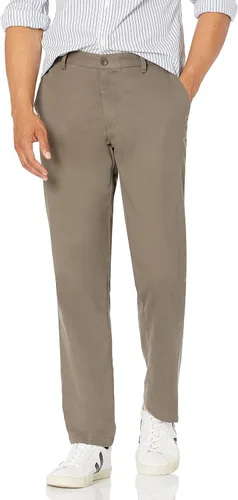 Miniatura 6 de Amazon Essentials - Pantalón chino para hombre de corte recto, resistente a las arrugas, con parte delantera lisa Azul Marino