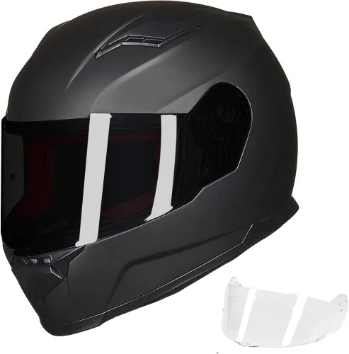 ILM Cascos integrales para moto de nieve y motocicleta para hombres y mujeres, deportivos duales, con Pinlock antiniebla para adultos, modelo DOT 817